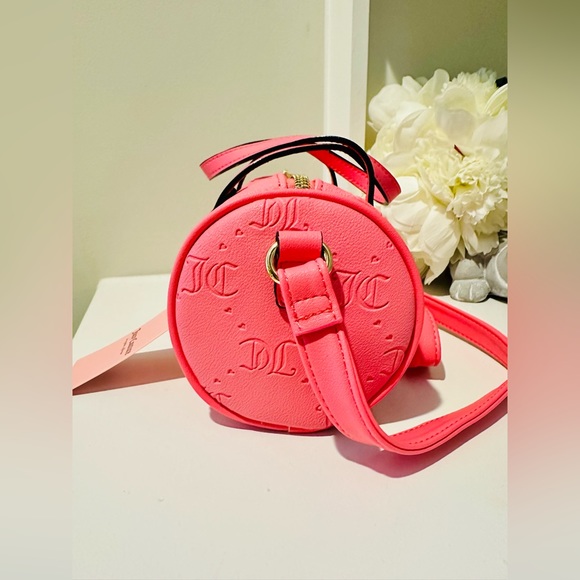 Juicy Couture Best Sellers Mini Barrel Pink Lemonade Bag - Picture 4 of 5